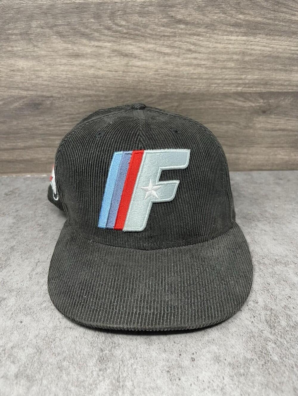 New Era MyFitteds black corduroy Fayetteville Woodpeckers fitted hat Size 7 1/8